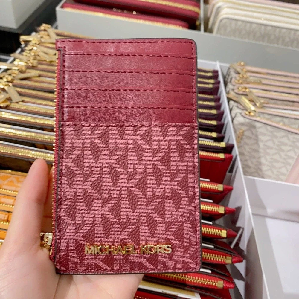 Michael Kors card holder in bulberry